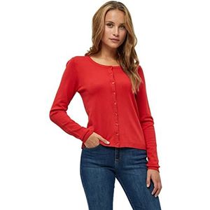 Minus Dames New Laura Cardigan, Lava Rood, XS