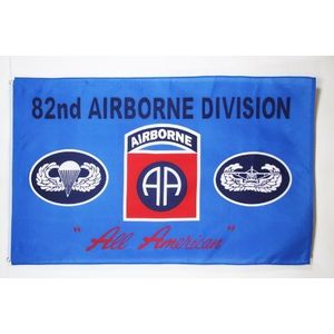 AZ FLAG Vlag USA Airborne 82. 90 x 60 cm - Vlag USA - Leger USA 60 x 90 cm - vlaggen