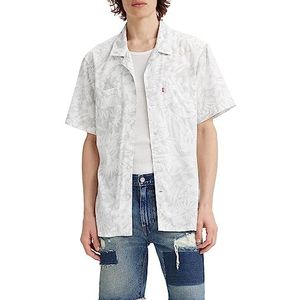 Levi's Heren S/S Classic Camper Shirt, Blokprint Tropical, XS