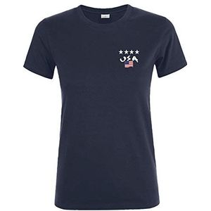 Supportershop dames T-shirt 4 sterren USA