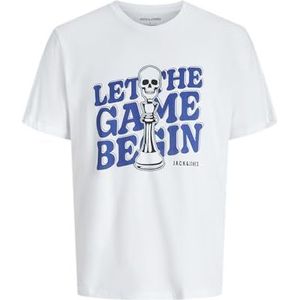 JACK & JONES Jjsully Tee Ss Crew Neck, wit, XS