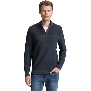 TOM TAILOR heren trui, 38665 - Navy Teal Grey Multi Color, XXL