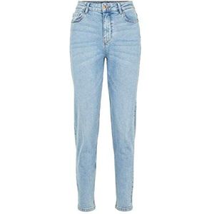 PIECES Vrouwelijke Mom Jeans PCKESIA HW, blauw (light blue denim), L