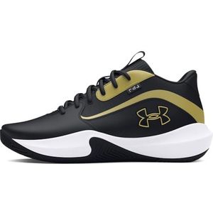 Under Armour Unisex Ua Lockdown 7 Sneaker, Zwart Zwart Metallic Goud, 44 EU