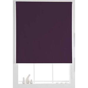Estoralis Dracarys Dracarys Rolgordijn met modern design, effen, ondoorzichtig, model Dracarys, violet, 110 x 235 cm (b x h), stofgrootte 107 x 230 cm, voor ramen en deuren