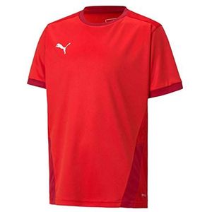 PUMA Kinder teamGOAL 23 Jersey jr T-shirt, Red-Chili Pepper, 128