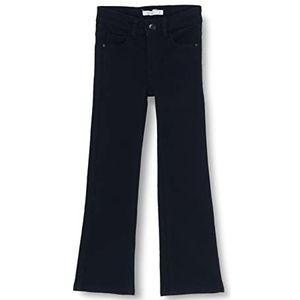 NAME IT Nkfpolly Dnmtai Bootcut Pant jeansbroek voor meisjes, zwart denim, 116 cm