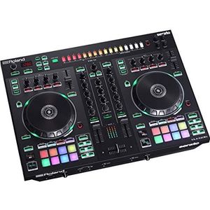 Roland DJ-505 DJ Controller, Twee kanalen en Deck Select voor tot vier decks - High-End DJ Controller, compact pakket