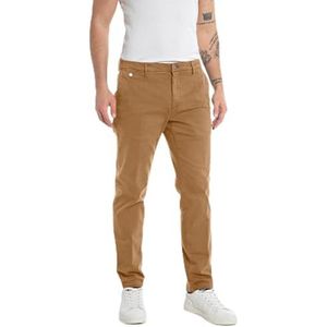 Replay M9722A Benni Hyperchino Color Xlite heren Jeans, Havana 325, 40W / 34L