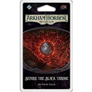 Fantasy Flight Games , Arkham Horror The Card Game: Mythos Pack - 4.6. Before the Black Throne , Card Game , Ages 14+ , 1 to 4 Players , 60 to 120 Minutes Playing Time