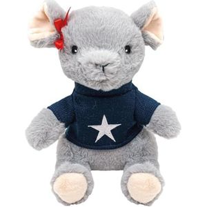 Warmwaterkruik knuffeldier 2-in-1 - pluche muis heel zacht baby en kind - warme en koude actie - magnetron droge warmwaterkruik - siliconen kralen - geschikt voor alle leeftijden - PLIC Horizane