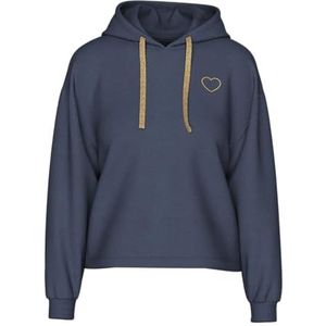 pieces - PCCHILLI LS HEART HOODIE NOOS - Ombre Blue - Hoodie