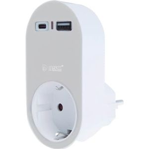 USB-basis en type C 3,4 A en 250 V