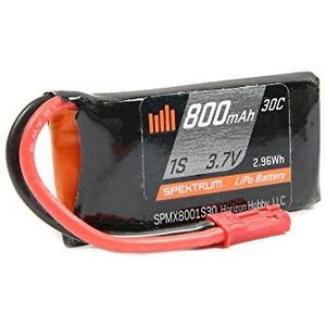 3,7 V 800 mAh 1S 30C LiPo-accu: JST