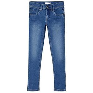 NAME IT Boy Jeans Superzachte Slim Fit, blauw (medium blue denim), 164 cm