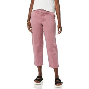 Amazon Essentials Vrouwen Stretch Chino Barrel Leg Enkelbroek (voorheen Goodthreads), Mauve, Large