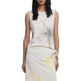 Desigual - Dandelion - T-shirt - Mouwloos - Paardenbloemprint