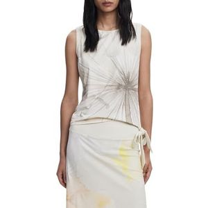 Desigual - Dandelion - T-shirt - Mouwloos - Paardenbloemprint