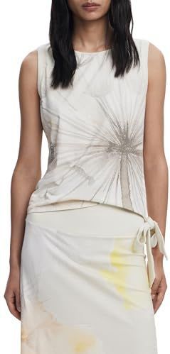 Desigual - Dandelion - T-shirt - Mouwloos - Paardenbloemprint