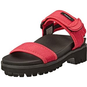 Desigual Dames Shoes_Track Sanda Flat Sandal, rood, 39 EU
