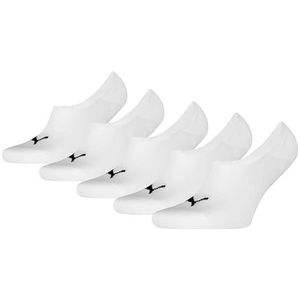 PUMA Unisex Mid Cut Footie, wit, 43/46 EU