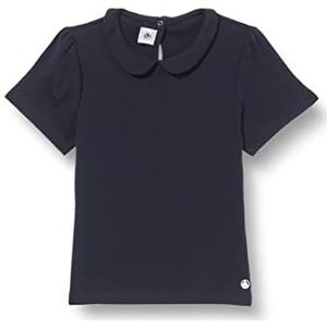 Petit Bateau T-shirt voor meisjes, Smoking Blauw, 10 Jaar