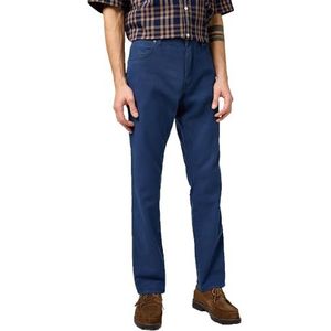 Wrangler - Greensboro - Broek - Katoen en Linnen - Middelhoge Taille - Rechte Pijp