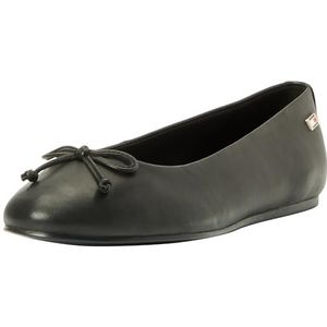 Tommy Hilfiger Women's Essential Chic Ballerina, zwart, 6.5 UK, Zwart, 40 EU