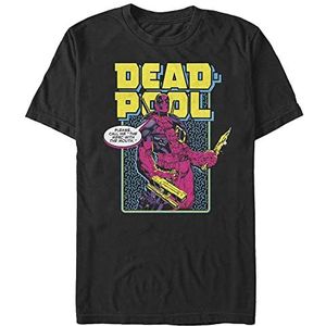 Marvel Deadpool - Name Change Unisex Crew neck T-Shirt Black 2XL