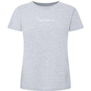 Pepe Jeans Wendys T-shirt voor dames, Grijs (Grijs Marl), S