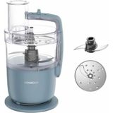 Kenwood MultiPro Go FDP22.​000GY, keukenmachine voor hakken, snijden, raspen, reduceren in puree en deeg, kom met 1,3 l, kneedmes, 4 mm schijf, 650 W, Storm Blue