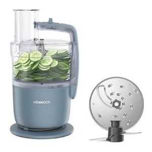 Kenwood MultiPro Go FDP22.​000GY Keukenmachine, fijngehakt, snijdt, wrijvt, pureert en kneedt, kom 1,3 l, kneedmessen, schijf van 4 mm, 650 W, storm blauw