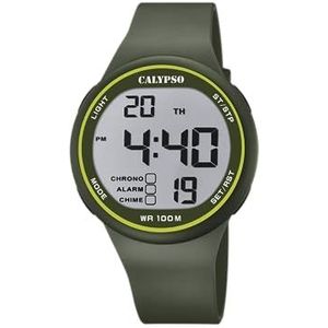 Calypso Digitaal horloge voor heren, kwarts, met kunststof armband K5795/5