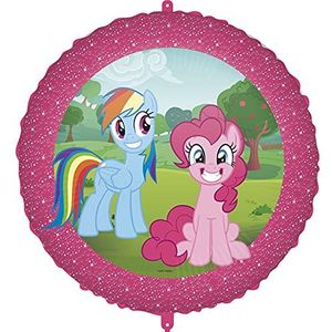 Procos 93271 93271 Folieballon My Little Pony, maat 46 cm, helium, lucht, verjaardag, decoratie, party, meerkleurig