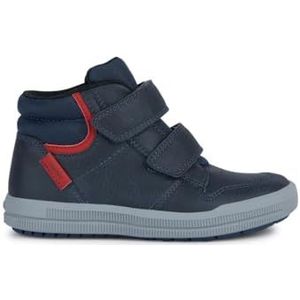 Geox Jongens J Arzach Boy B Sneakers, Navy Red, 35 EU