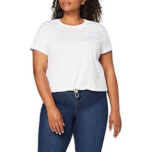Urban Classics Dames Cropped Tunnel Tee T-shirt, wit, XL