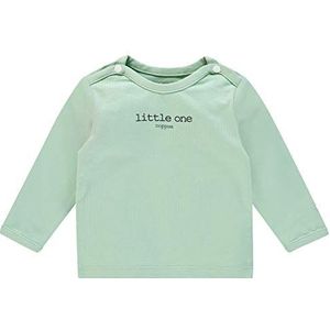 Noppies Baby U T-shirt Ls Hester Tekst T-Shirt, Groen (Grijze munt C175), 56 cm