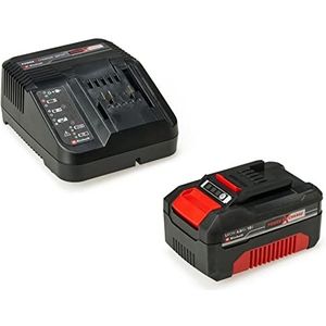 Origineel Einhell Power X-Change startkit voor batterijen en laders (lithium-ion, 18 V, 4,0 Ah batterij, universeel inzetbaar, geen zelfontlading, speciaal aangepaste laadcyclus)