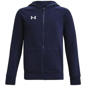 Under Armour Rivaliserende fleece hoodie met volledige rits voor jongens