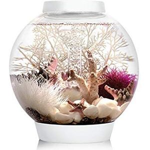 biOrb CLASSIC 15 LED kogelaquarium, 15 liter - aquaria complete set met LED-verlichting (wit) en gepatenteerd filtersysteem, acryl bekken