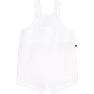 Petit Bateau Korte overalls, uniseks, Wit, 12 Maanden