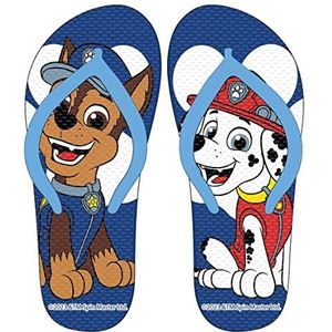 Paw Patrol Teenslippers - Donkerblauw en Lichtblauw - Maat 28/29 - Gemaakt van 100% EVA - Vingervlugge Teenslippers voor Jongens en Meisjes - Origineel Product Ontworpen in Spanje