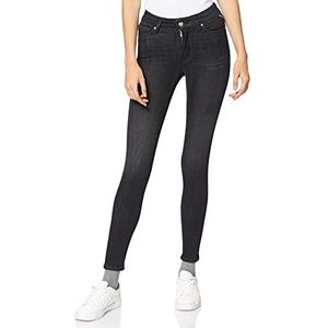 Replay Luzi Skinny-Fit damesjeans met power stretch, Black 098, 33W x 32L