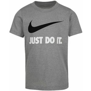 Nike NKB Swoosh Kinderen T-shirt met korte mouwen, donkergrijs