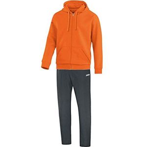 JAKO Kinderjoggingpak vrijetijdsteam met capuchon, neonoranje, 128, M9733