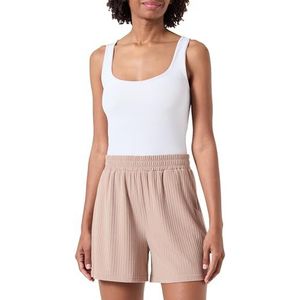 PIECES Dames Pckylie Hw Noos Shorts, silver mink, XS