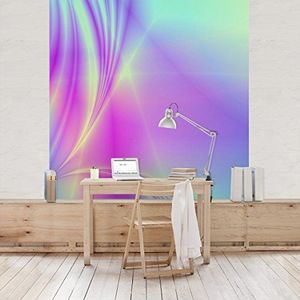 Apalis vliesbehang glossy pastels fotobehang vierkant, grootte, meerkleurig, 97696 240 x 240 cm multicolor