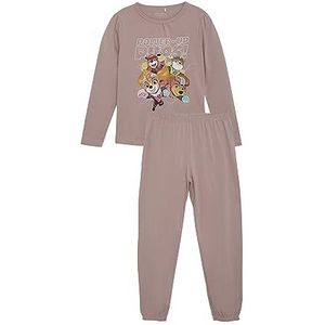 MINYMO Meisjespyjama Ls Pajama Set, Deauville Mauve, 104 cm