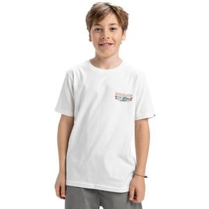 Quiksilver - T-shirt Evo Aqua Wild - T-shirt - Blauw - Katoen