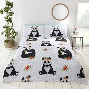 Rapport Panda beddengoedset voor eenpersoonsbed, 135 x 200 cm